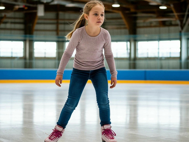     Несмотря на аномально тёплую для декабря погоду, площадка уже пользуется популярностью. Фото сгенерировано