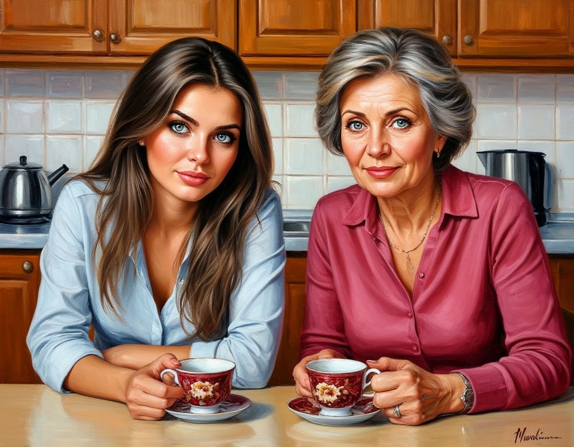 Женщина и девушка Шедеврум про