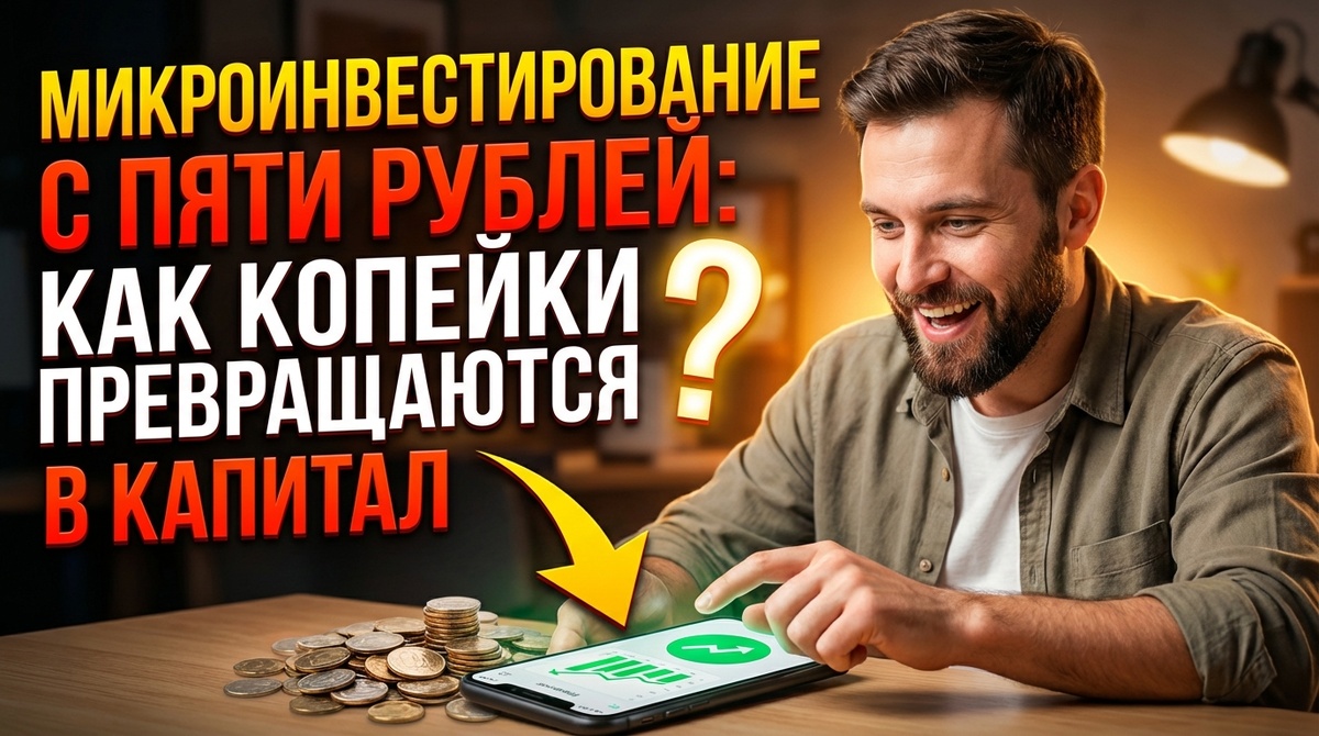Микроинвестирование с пяти рублей: как копейки превращаются в капитал