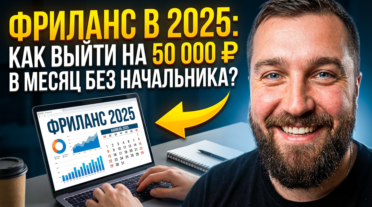 Фриланс : как выйти на 50 000 ₽ в месяц без начальника
