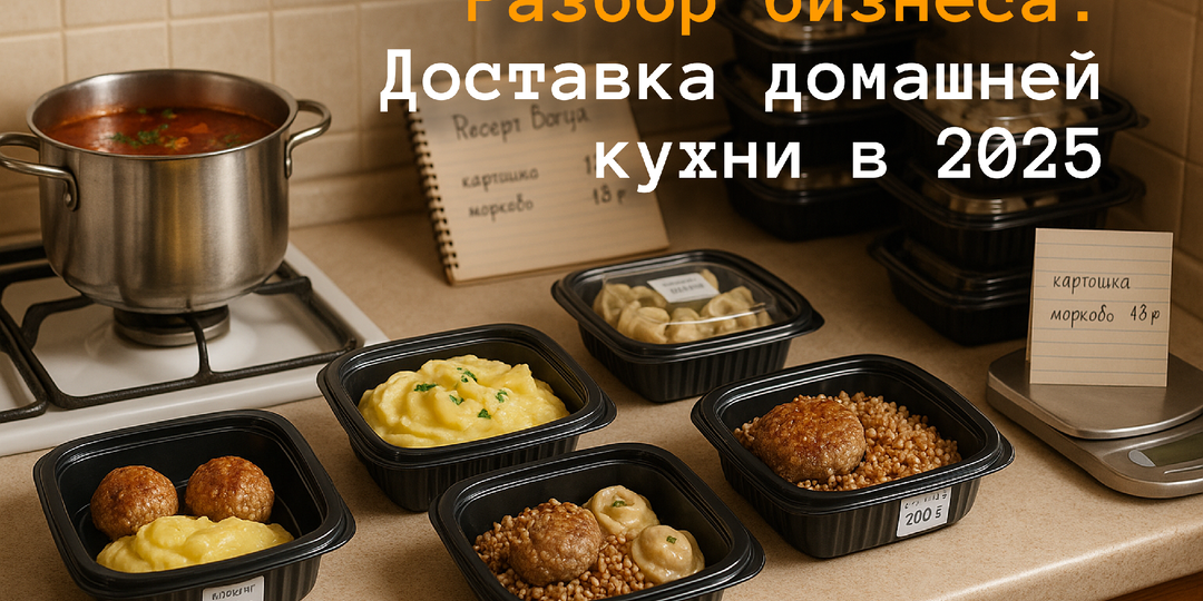 Доставка еды формата «домашняя кухня»: экономика модели
