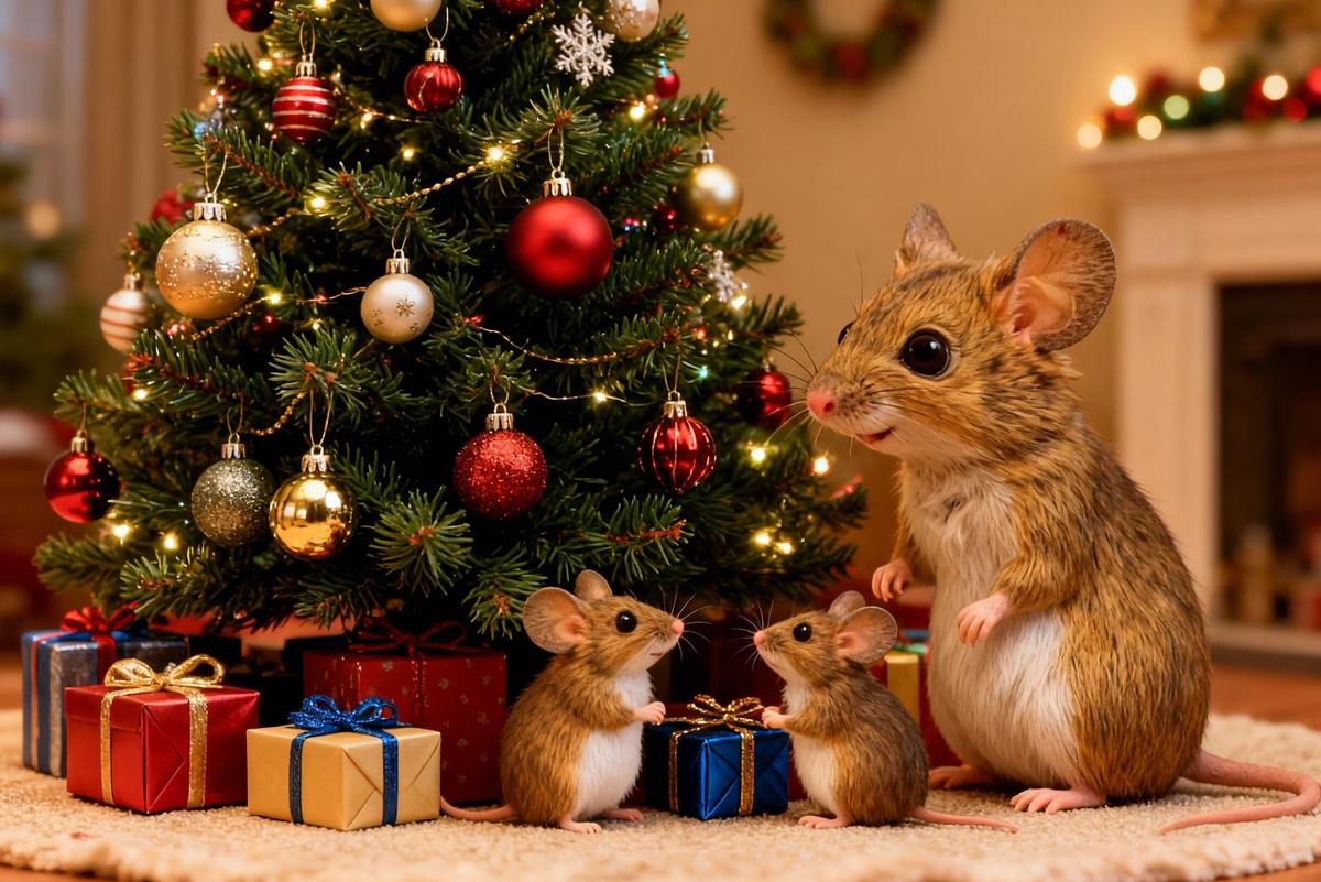     Ленивый Новый год. Как не сойти с ума от нарезания оливье. Колонка мыши Сюзи