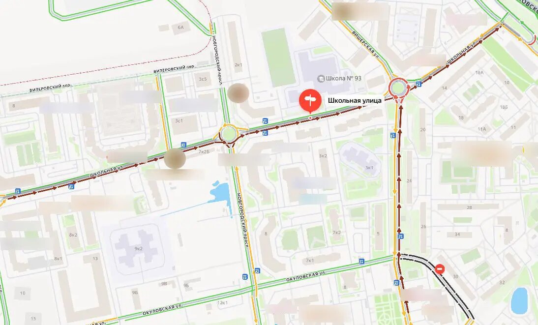    Фото: скрин Яндекс Пробки