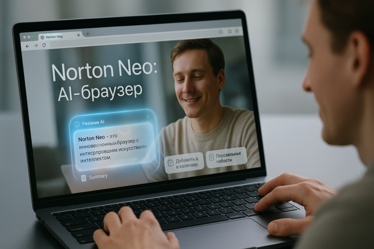    Революционный браузер Norton с искусственным интеллектом: как технологический гигант бросает вызов Google, упрощая поиск информации.