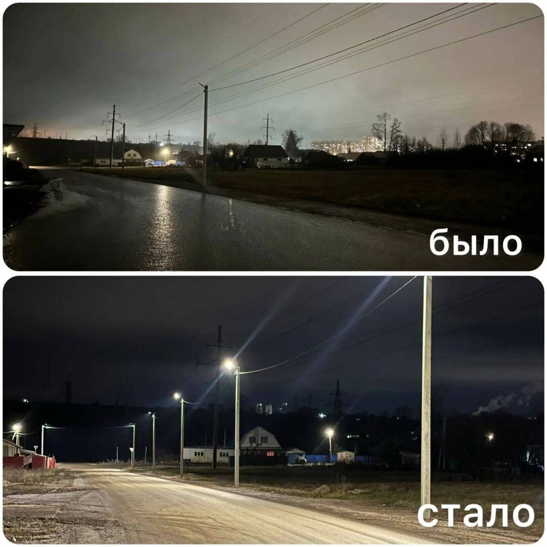    Ждали этого более 20 лет: в микрорайоне Баланово-Новоалександровка появилось уличное освещение