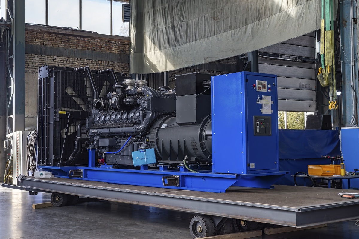 На сборочной линии ГК ТСС стоит одна из двух собранных дизельных электростанций, поставленных по этому проекту