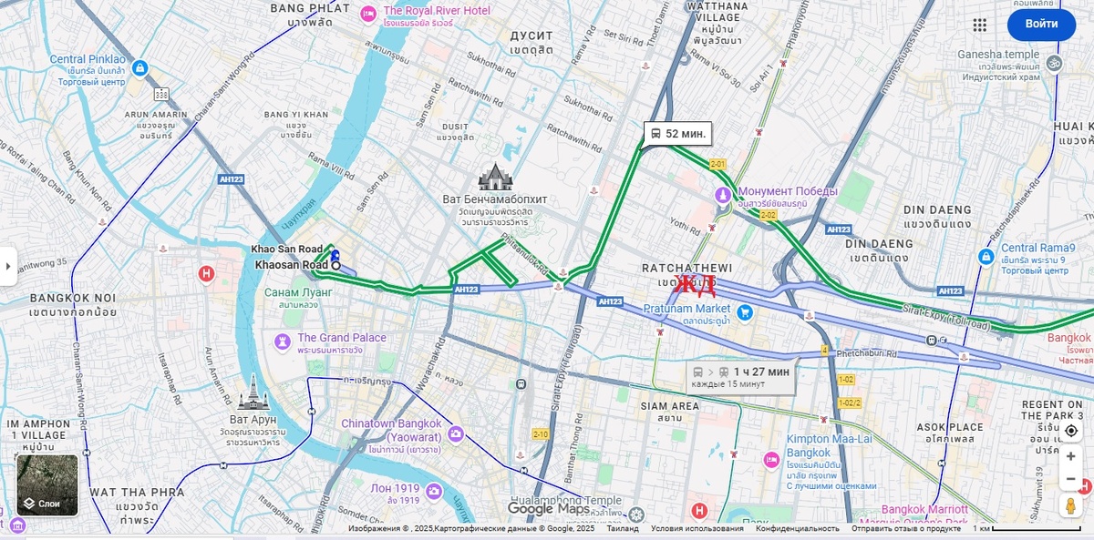 Карта района БКК