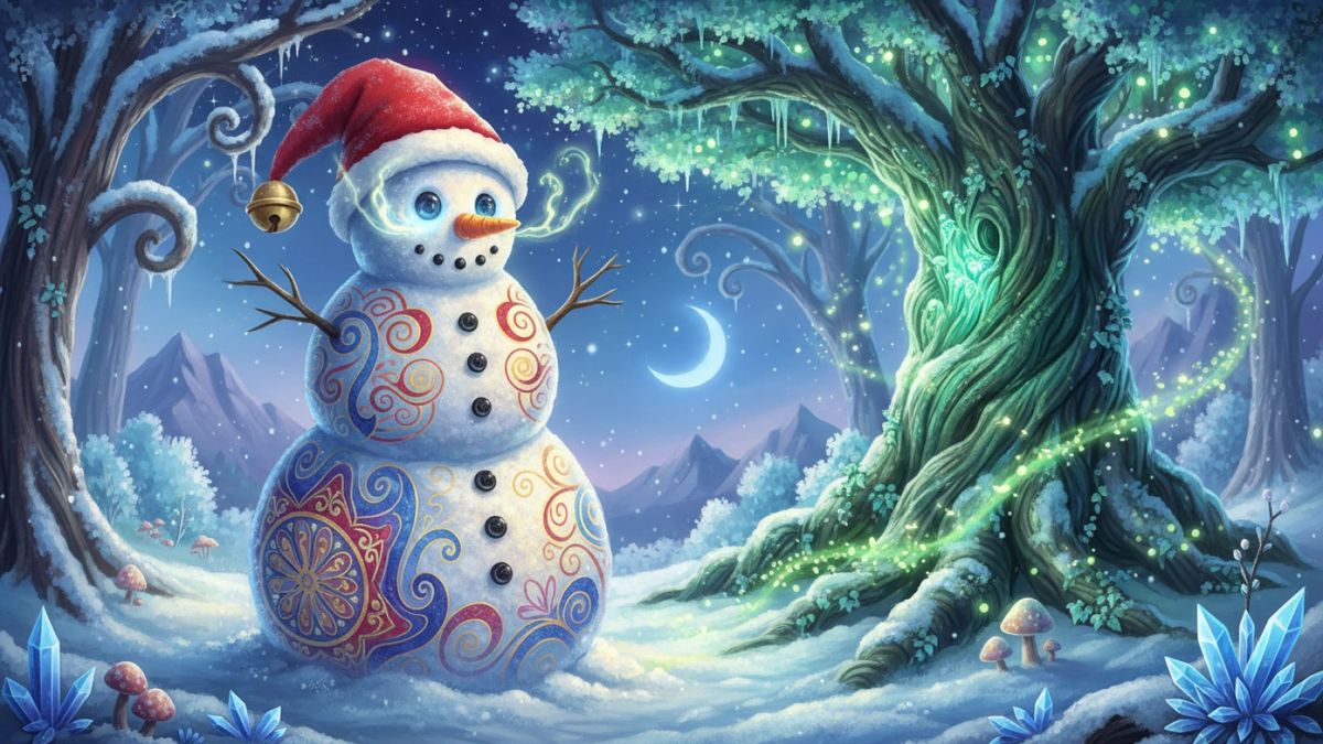 Когда обычный снег становится чуть волшебным.