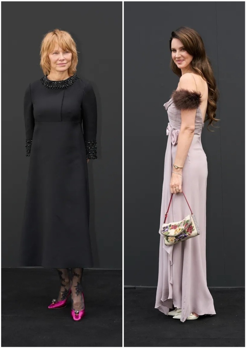 Памела Андерсон / Лана Дель Рей на показе Valentino SS 26