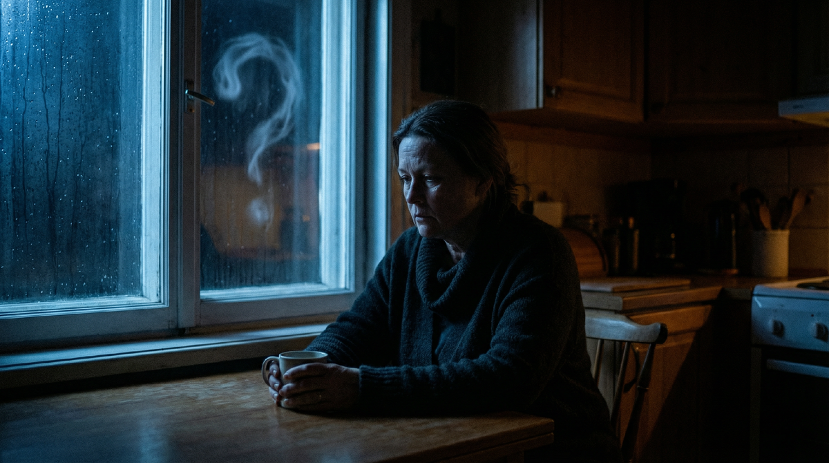 Три часа ночи. В чёрном стекле — не отражение, а вопрос, от которого она бежала двадцать лет.