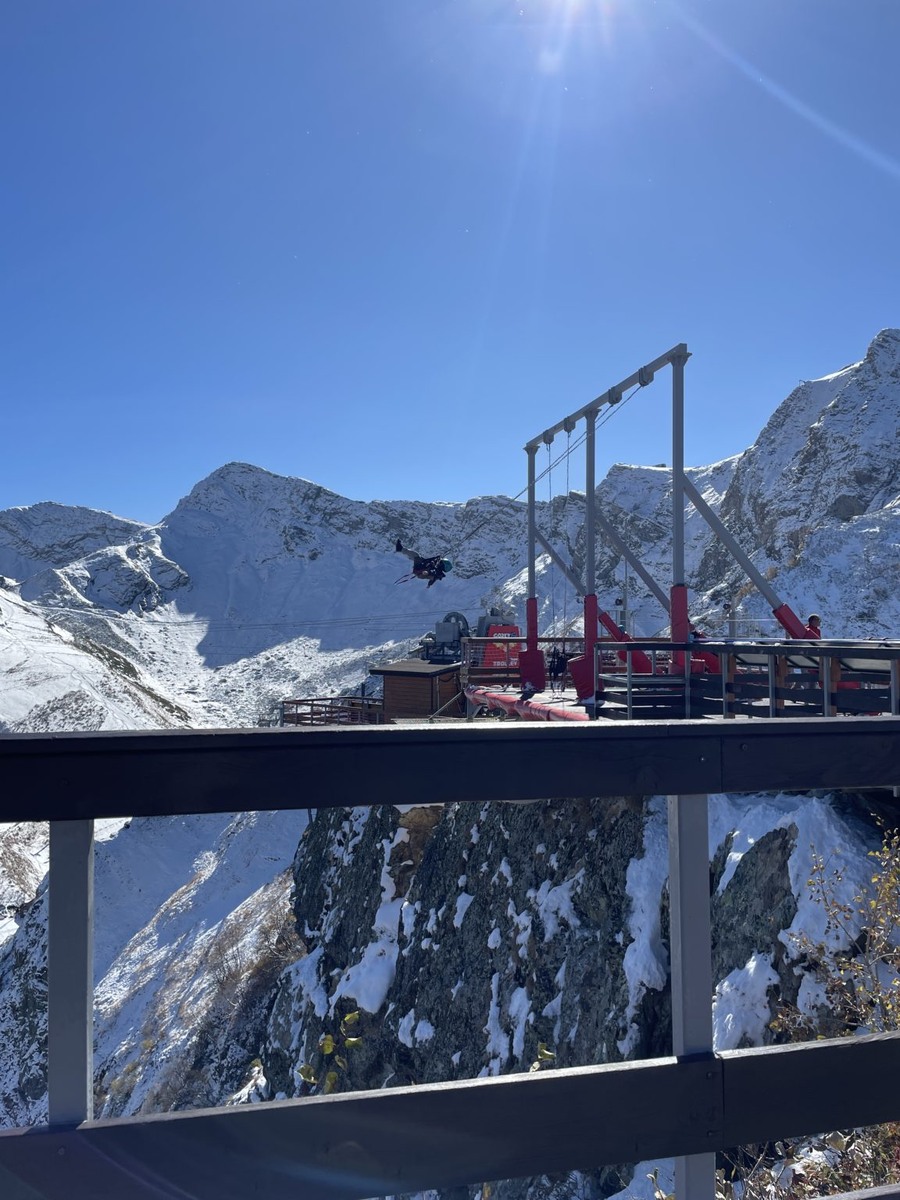 Курорт Красная Поляна. Горные качели