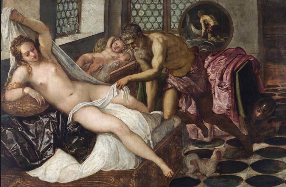 Венера и Марс застигнуты врасплох Вулканом Тинторетто