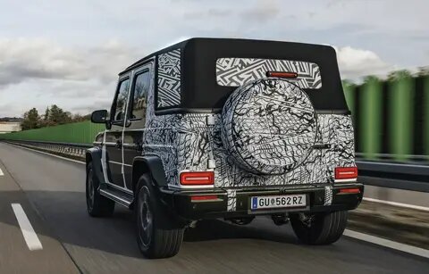 Шпионские фотографии прототипа кабриолета Mercedes-Benz G-Clas