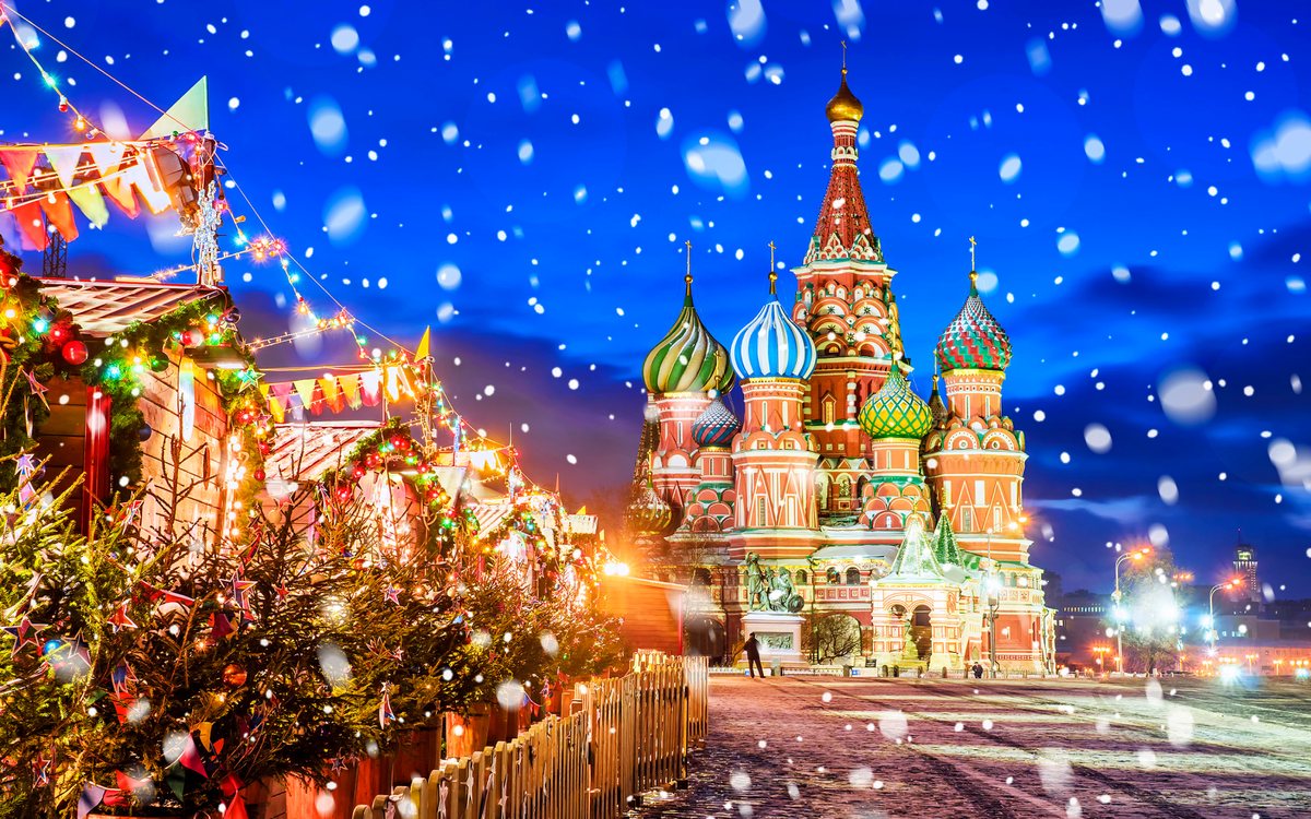 Фото новогодней Москвы