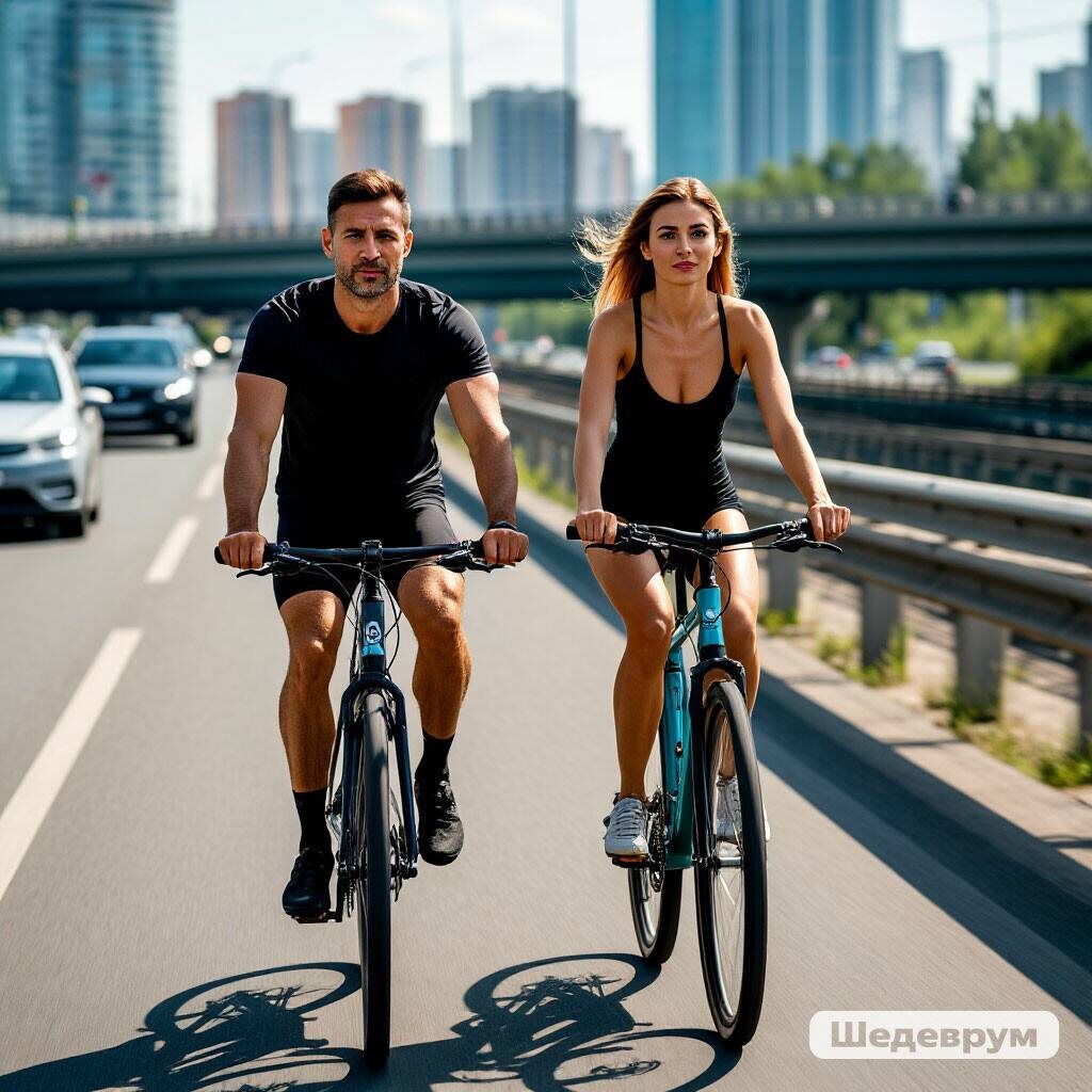 Прообраз Евгения и Женьки на велосипедах