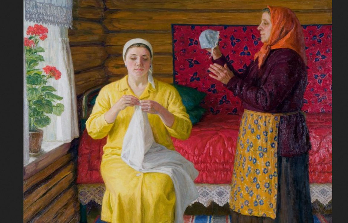 Юрий Кугач. "Бабушка и внучка"