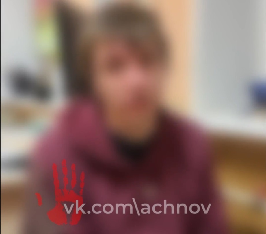 Задержанный на допросе