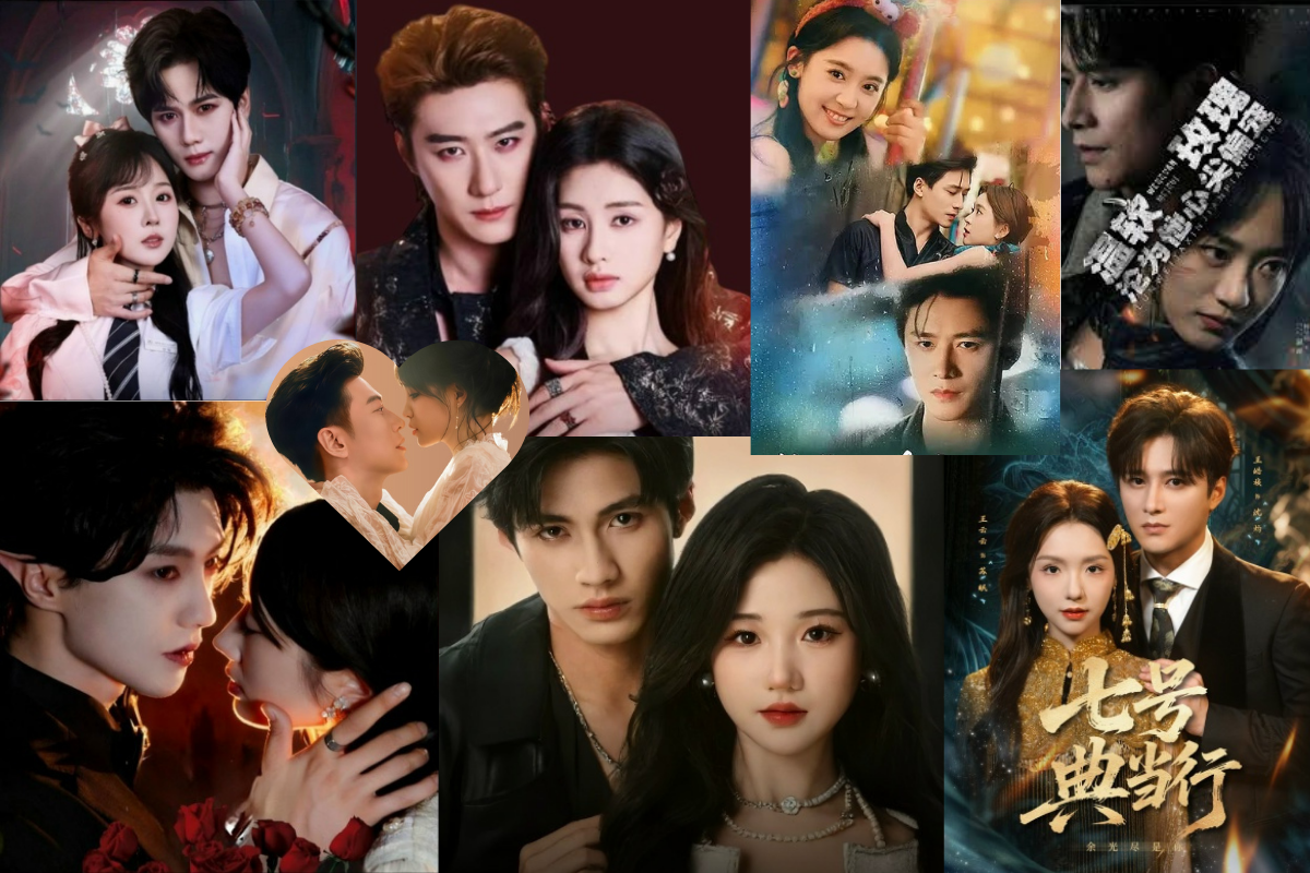 коллаж постеров дорам для обложки