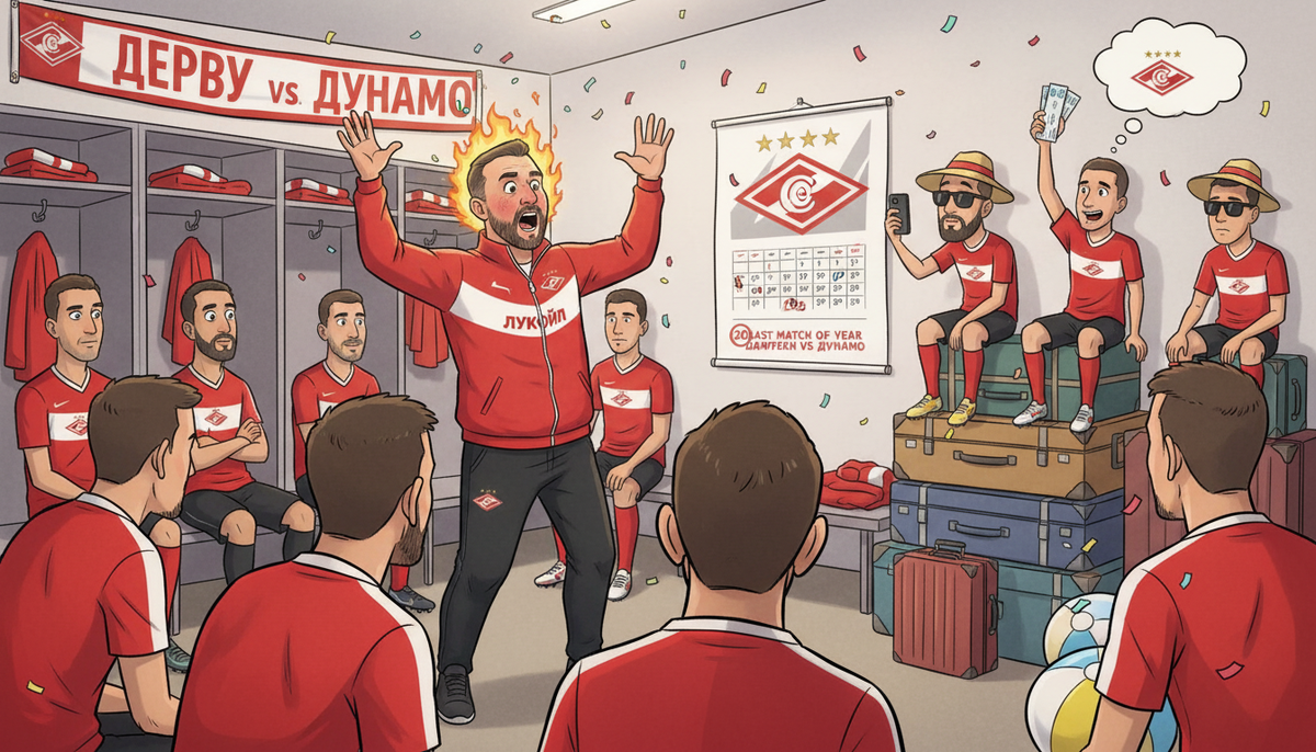 Романов настраивает игроков на последний матч в 2025 году