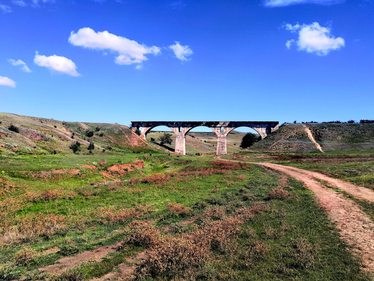 Веселовский мост, Успенский район Краснодарского края. Фото автора