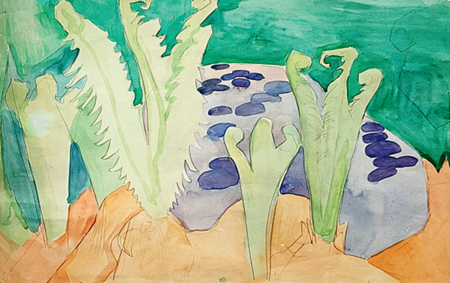 Е. Гуро. Ирисы. 1910-е. Собрание И. Сановича, Москва