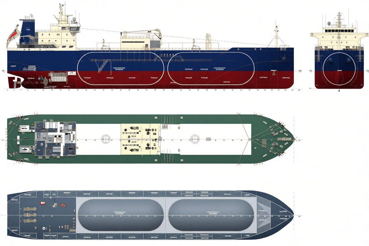 "Морской инжиниринговый центр СПб" завершил эскизный проект LPG-газовоза / Фото: "МИЦ СПБ"  📷
