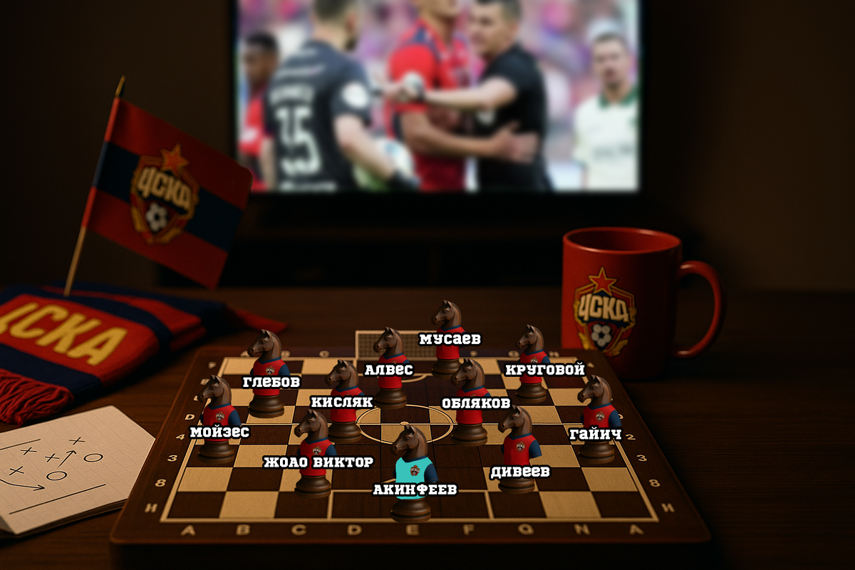 Прогноз состава ЦСКА на матч с Краснодаром. Версия автора канала "Песчаные Бури"