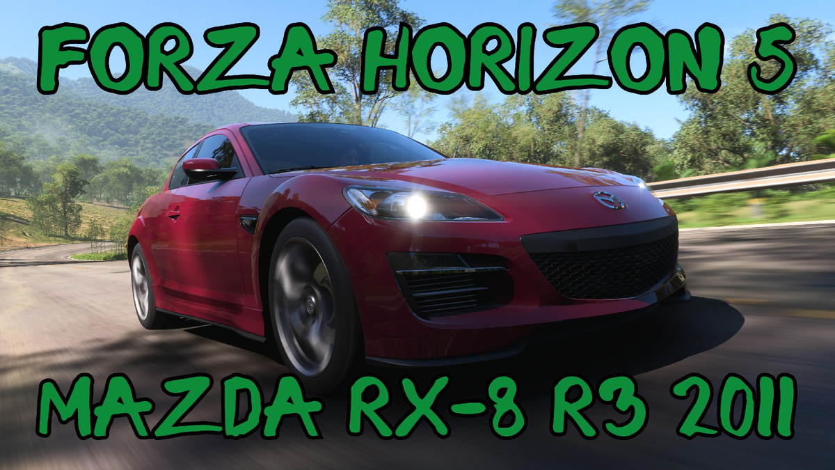 # Mazda RX-8 R3 2011 — Финал Славной Эпохи Роторных Двигателей в мире Forza Horizon 5 🌍⚡️