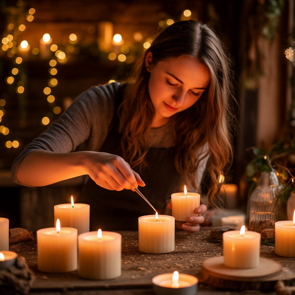 Марьяна за работой