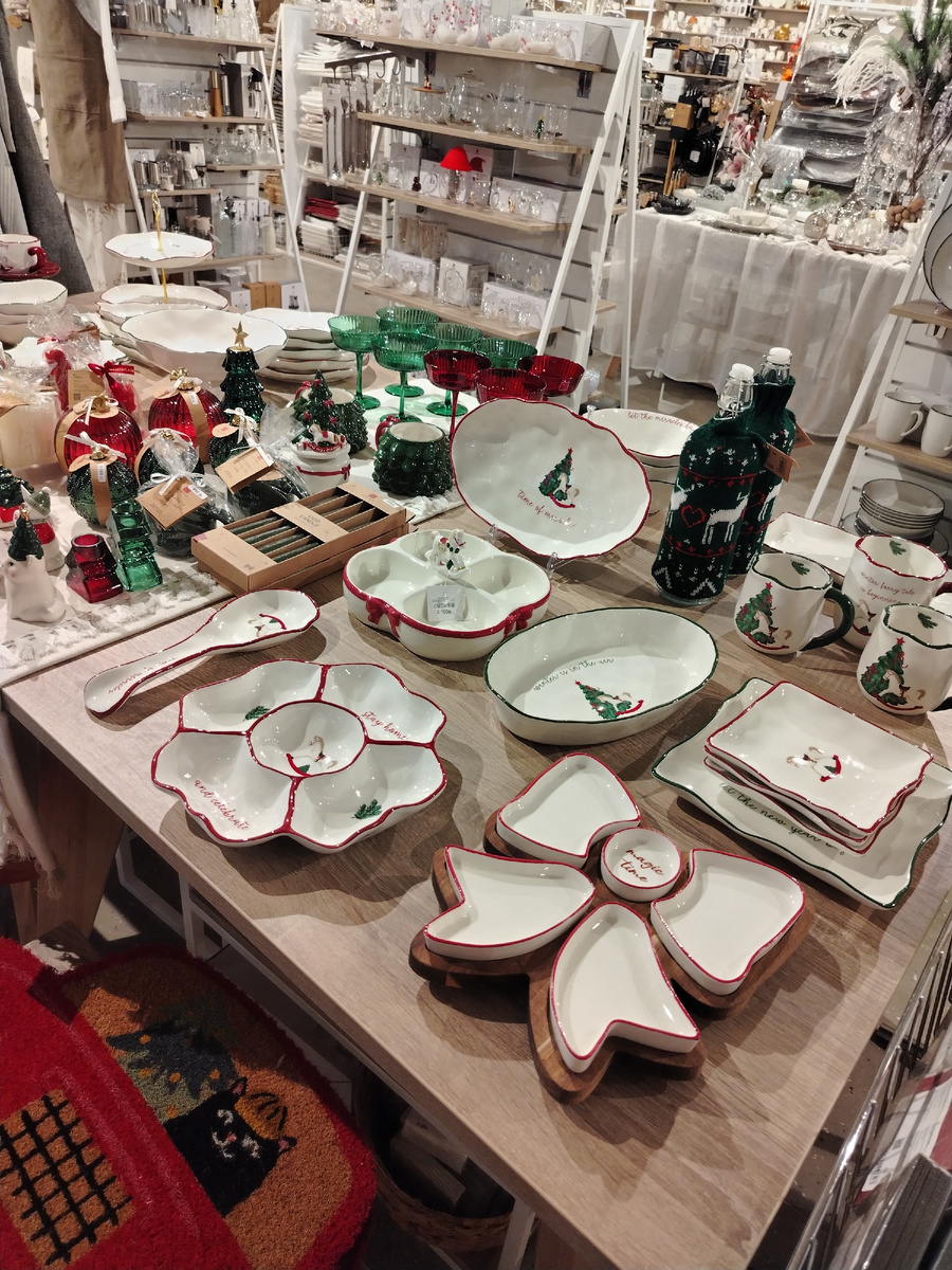 Новогодняя посуда мне очень нравится. Но не готова заводить ещё одну коробку для новогодний сервировки.