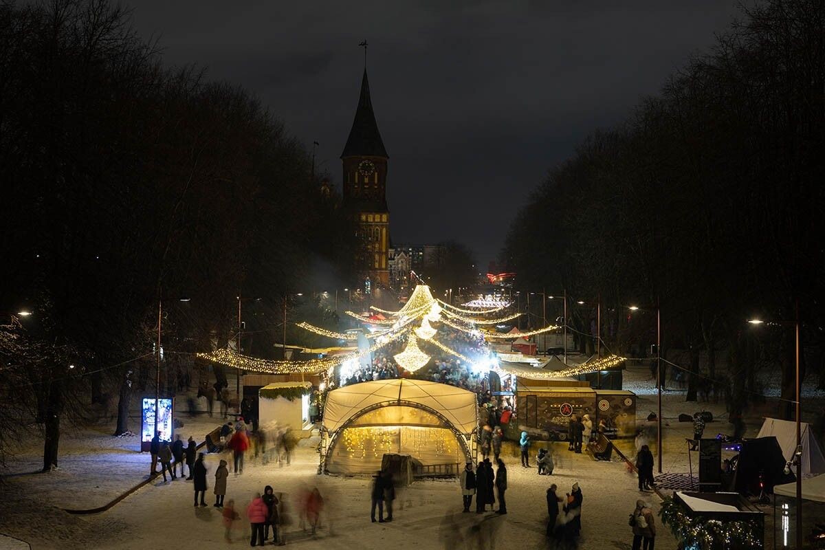 Зимний Калининград — уютный, атмосферный и фотогеничный. Источник: Konstantin Tronin / Shutterstock / FOTODOM📷
