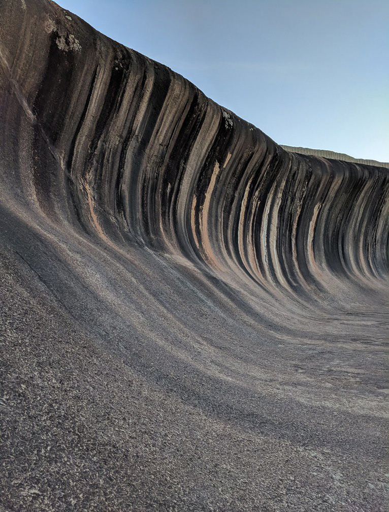 Скала "Каменная волна" в Австралии 