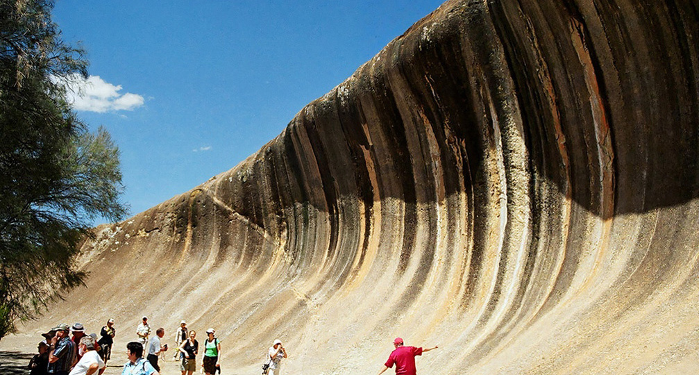 Скала "Каменная волна": уникальное природное образование, расположенное в Австралии