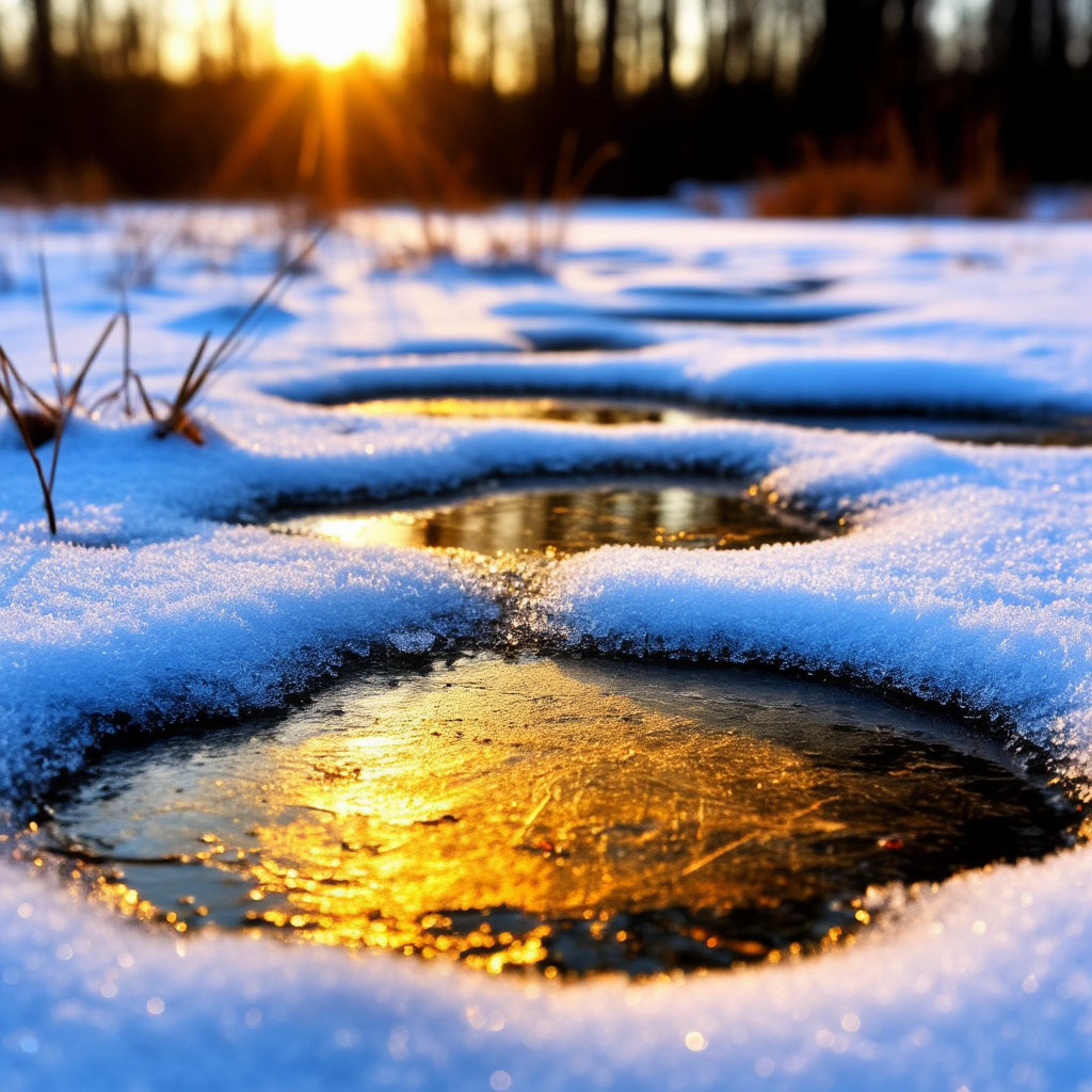 золотая лужа