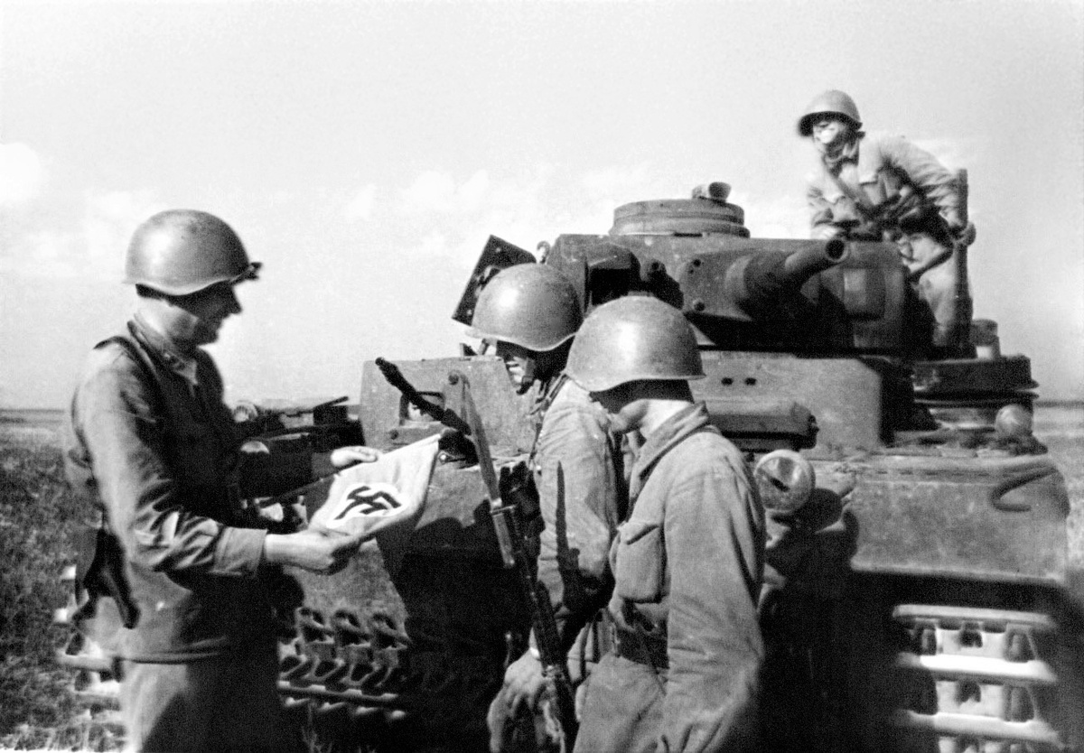 Подступы к Могилеву 12 июля 1941 года.