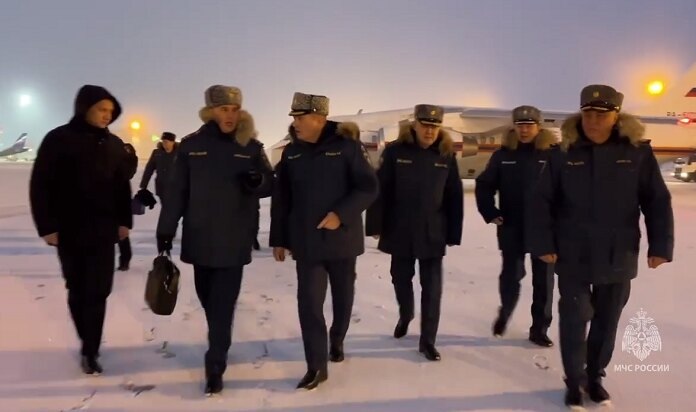    Фрагмент видео в ТГ-канале ГУ МЧС по Новосибирской области
