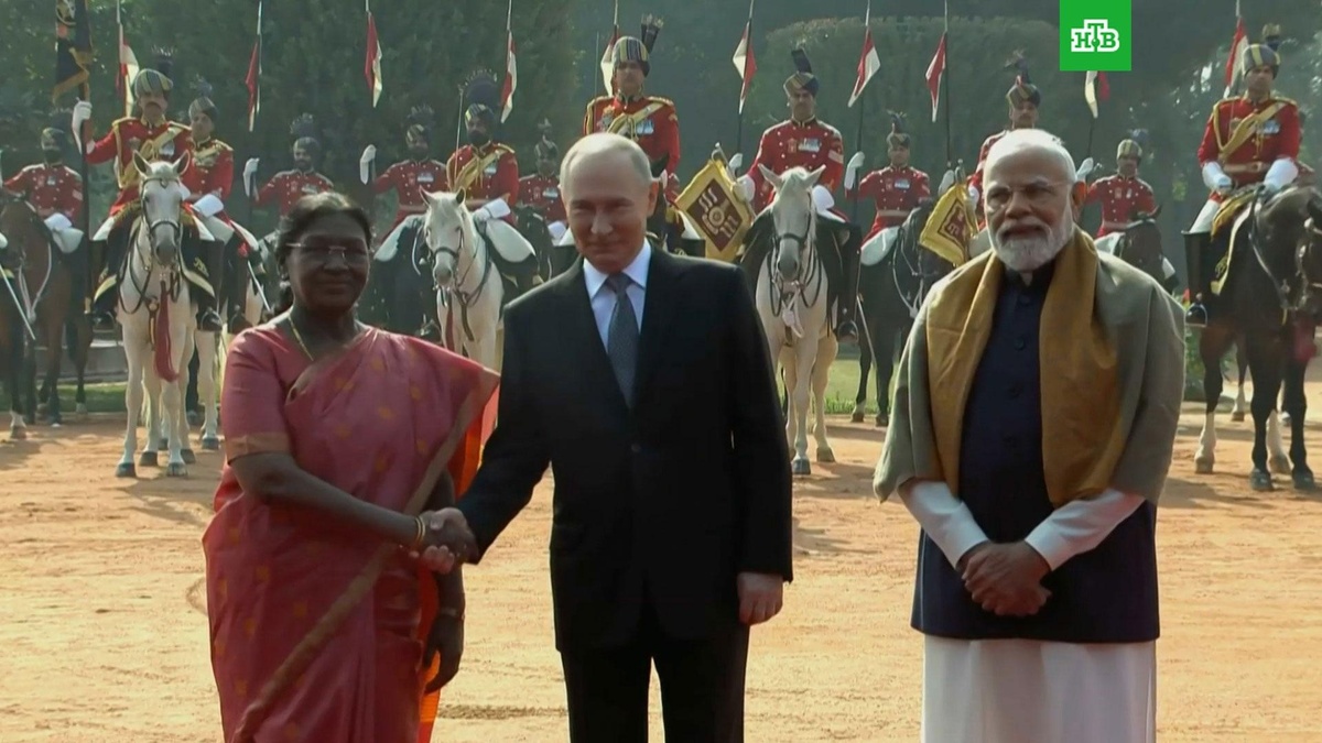    Путин и Моди дали старт переговорам России и Индии