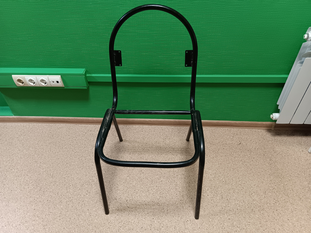 Разборка стула: металлический каркас