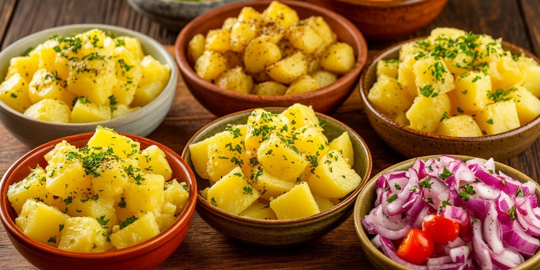 5 самых популярных салатов из картофеля в мире.