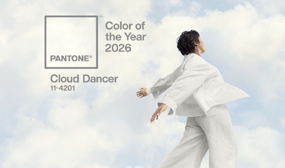 Pantone назвал белый оттенок Cloud Dancer цветом 2026 года