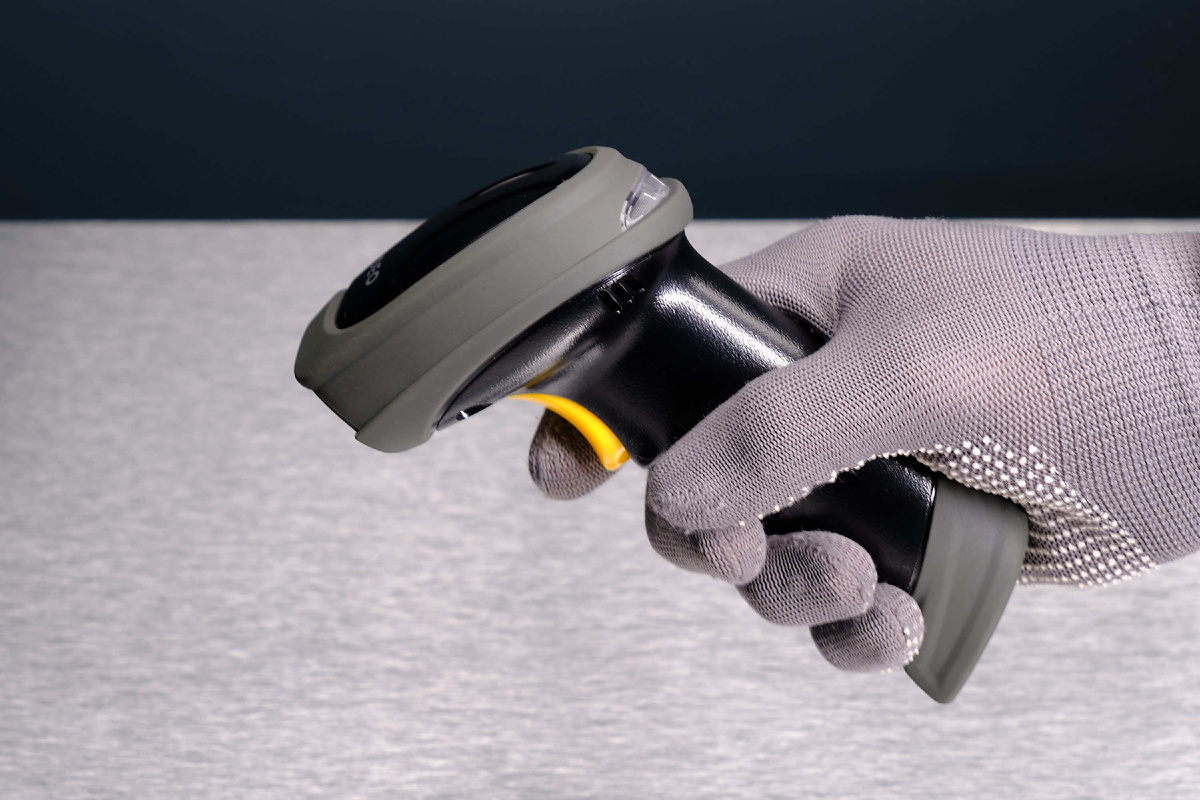 На фото беспроводной сканер штрих-кодов Mindeo MD6600-HD. Источник: PORT Production