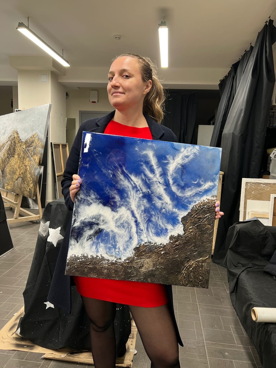 Картина с морем | Арт-терапия