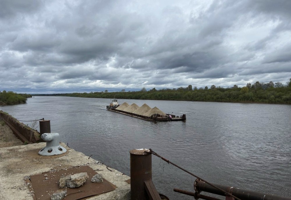    Десять километров р. Вятки углубят в черте Кирова в 2026 году