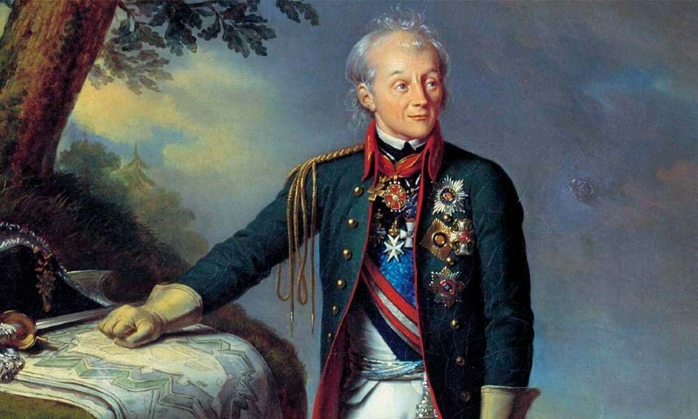 «Портрет Александра Суворова» (фрагмент). Художник Карл Штейбен.