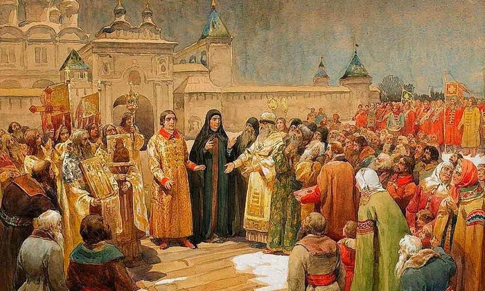 Династия Романовых. Делегация в Ипатьевском монастыре.