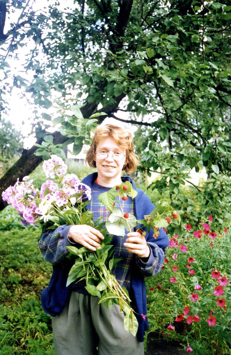 Счастливая дачница. Август 1998 г.