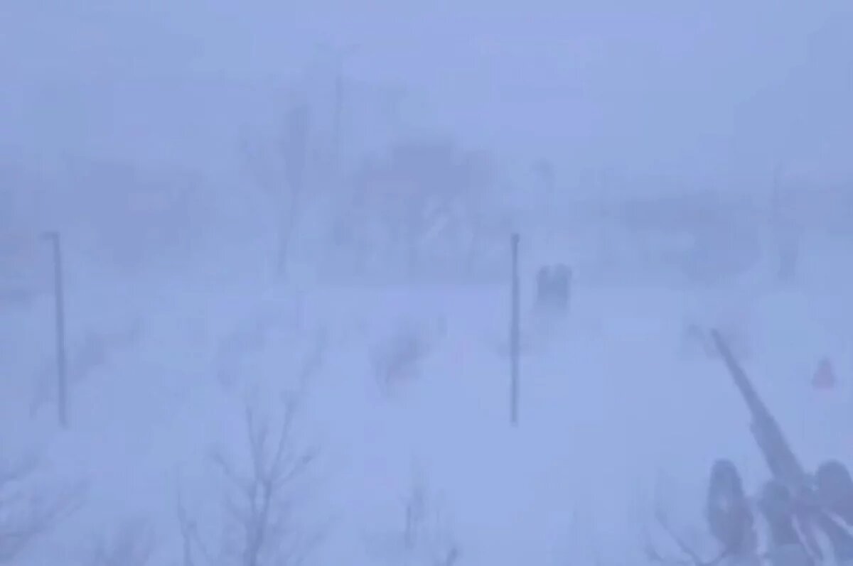    Мощный циклон повредил дома и инфраструктуру в Северо-Курильске