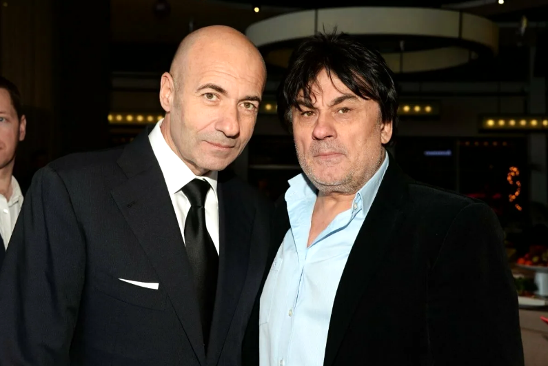 на фото Игорь Крутой и александр Серов