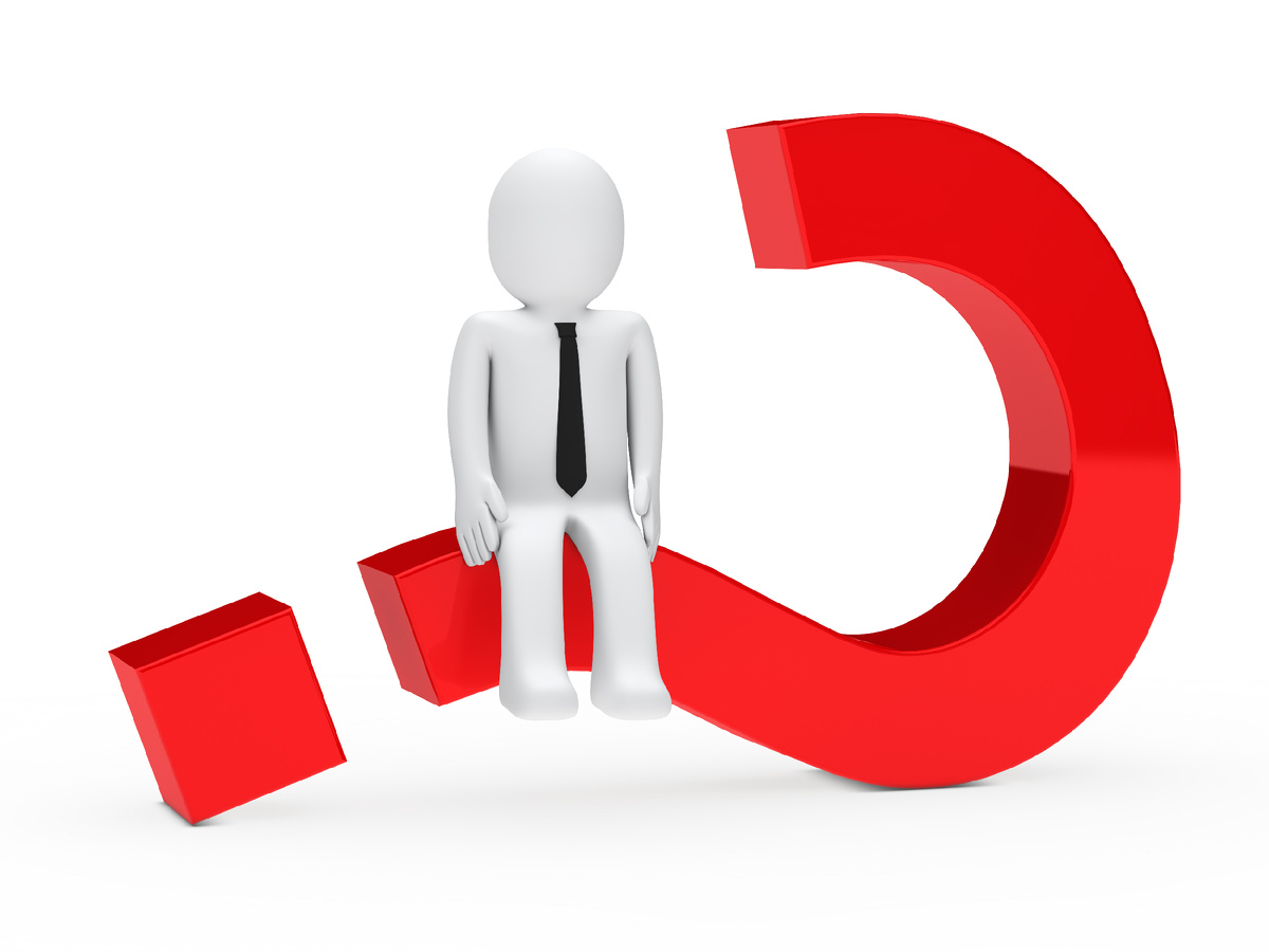 Символическое изображение знака вопроса. Иллюстрация поиска ответов и внутренних вопросов