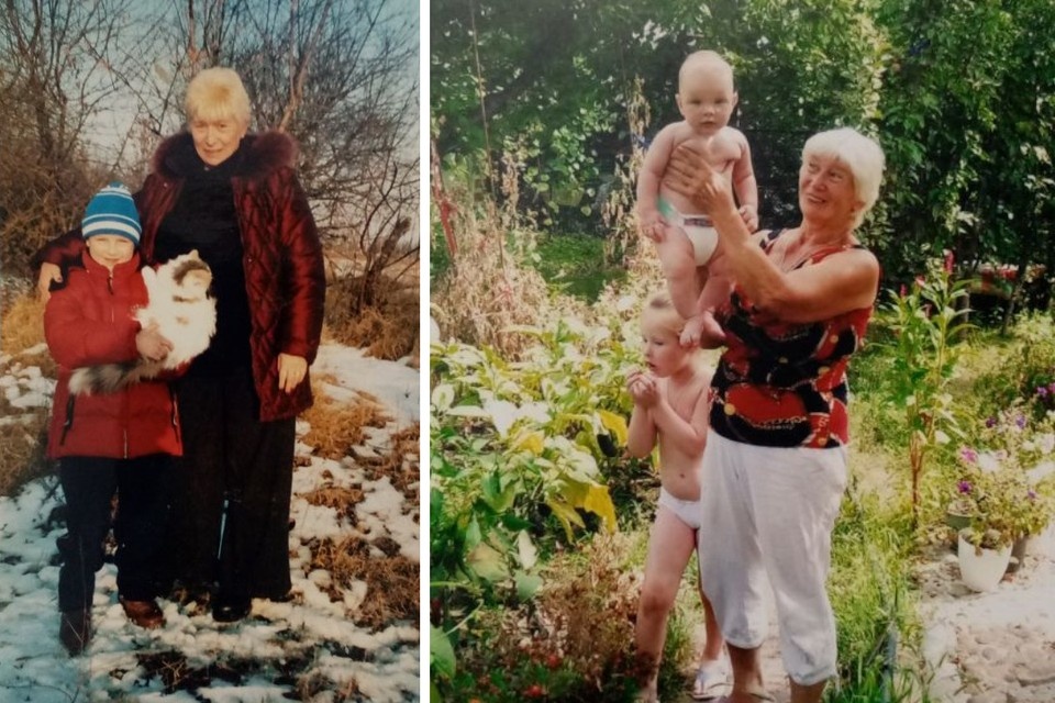    Лидия Владимировна души не чаяла во внуках. Дочка подарила троих. Фото: из архива семьи
